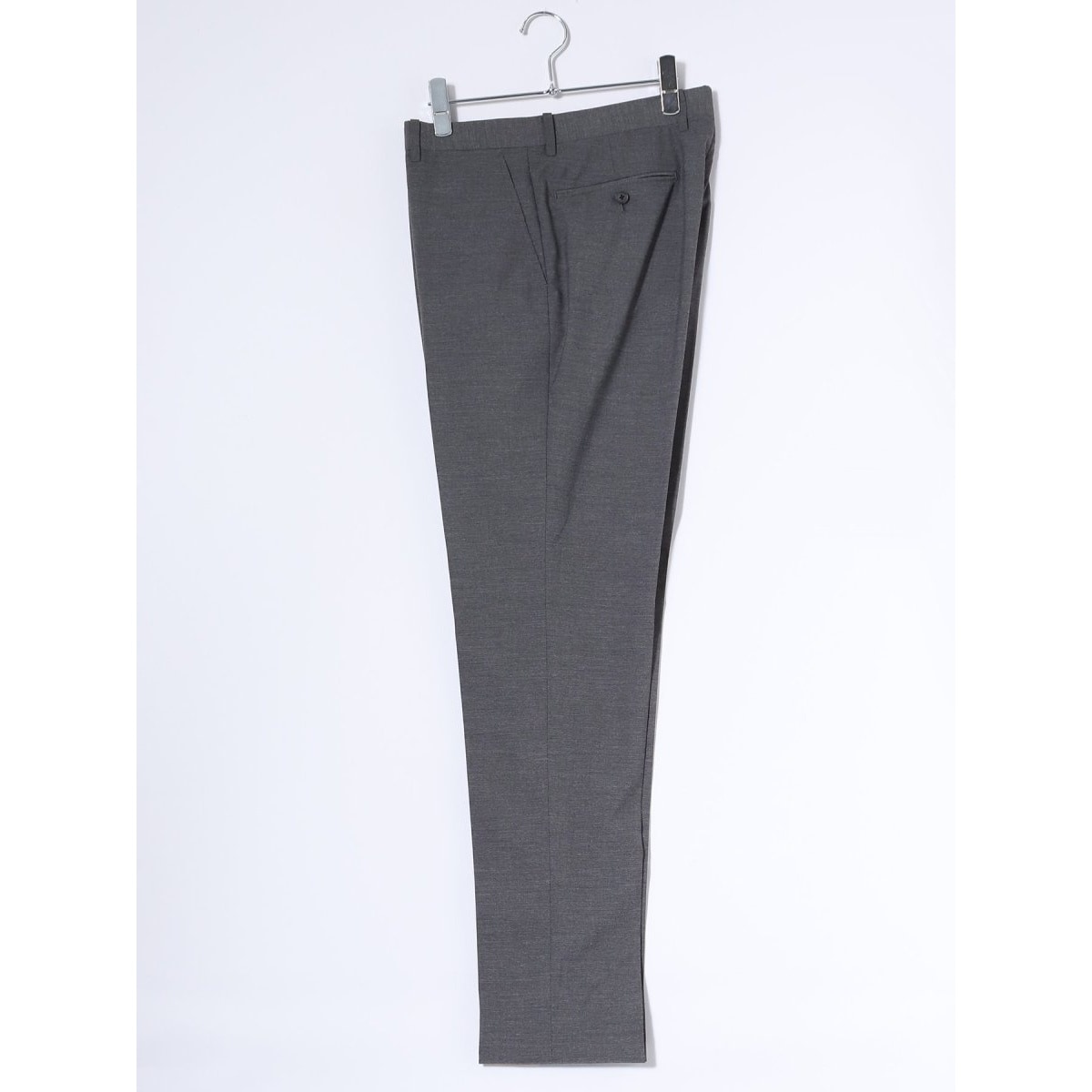 レノマ オム 軽量 ノータックビジネスパンツ プリントライトグレー