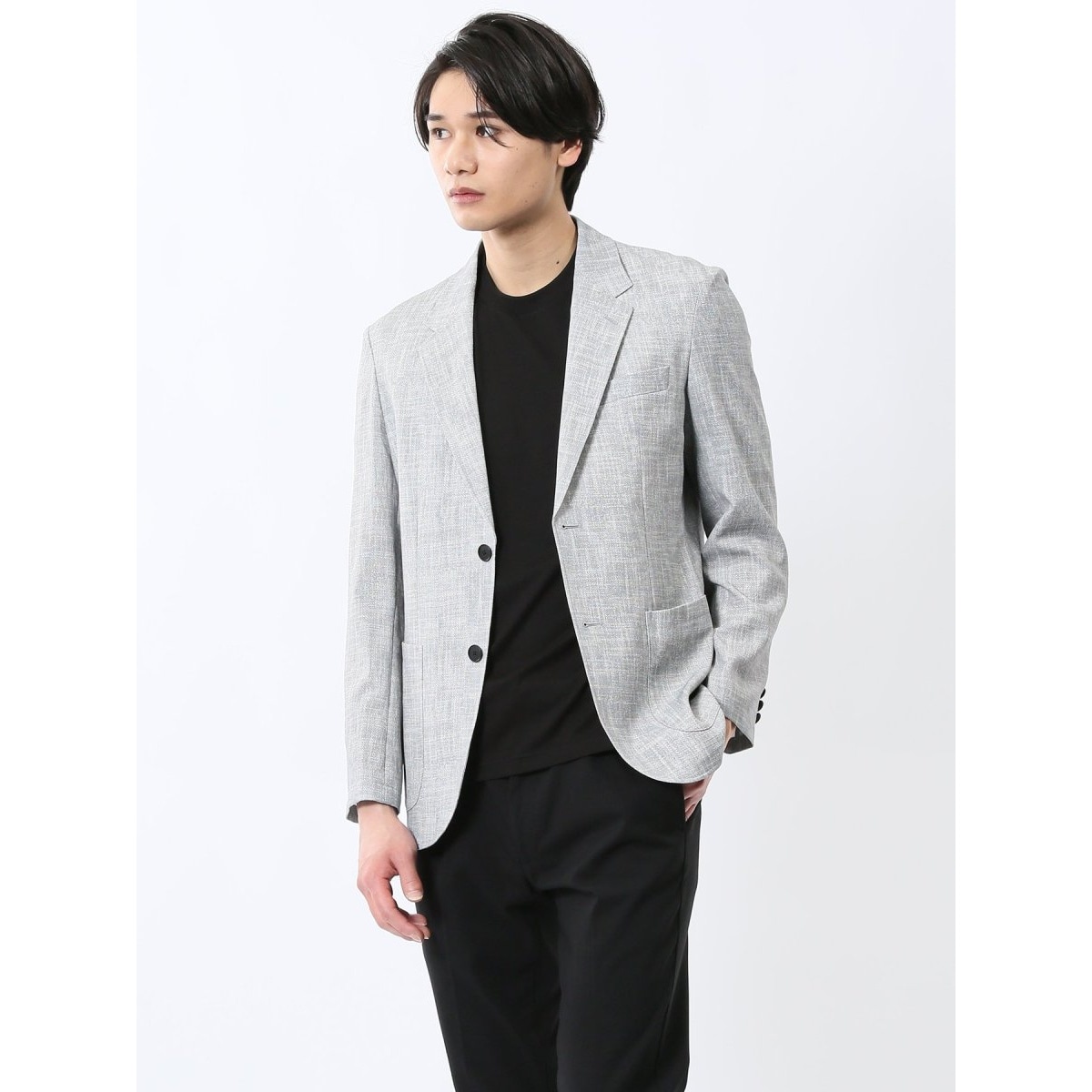 WEB限定】軽量ウォッシャブル リランチェ 2ボタンジャケット