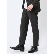 タカキュー 軽量 ノータック ビジネスパンツ 千鳥黒