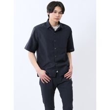 レノマ オム ジャガード レギュラーカラー半袖シャツ