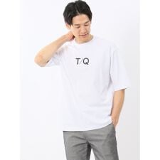 【綿100％】m.f.エディトリアル ロゴプリント クルーネック半袖Tシャツ