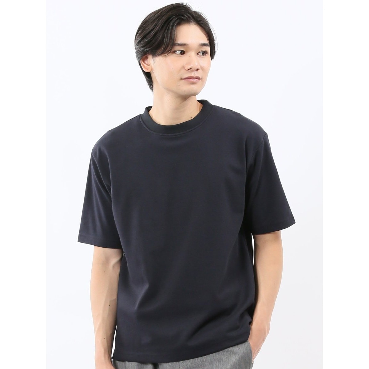   Tシャツ フォトロゴ クルーネック 半袖 セマンティックデザイン フォトプリント クルーネック半袖T