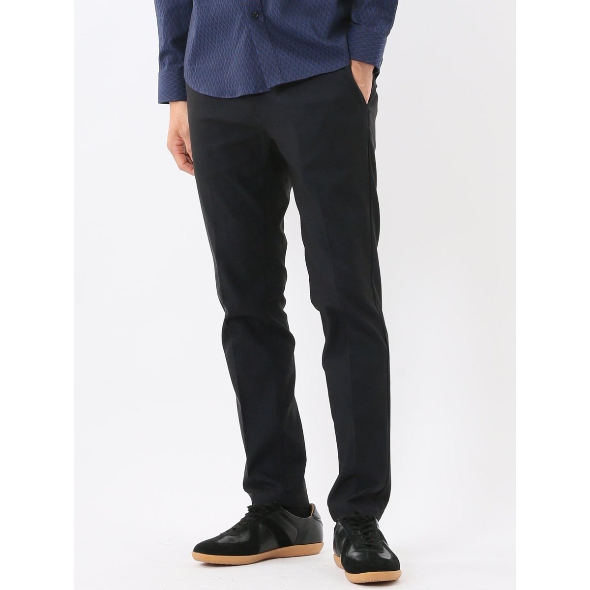 ストレッチ】【吸水速乾】【接触冷感】m.f.エディトリアル リネン混