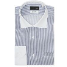 タカキュー(TAKA-Q)の【綿100% ノンアイロン】タカキュー ワイドカラー ビジネスドレス長袖シャツ