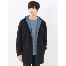 【羽織り ボタン無し】タカキュー ダブルフェイスカノコ フーディガン