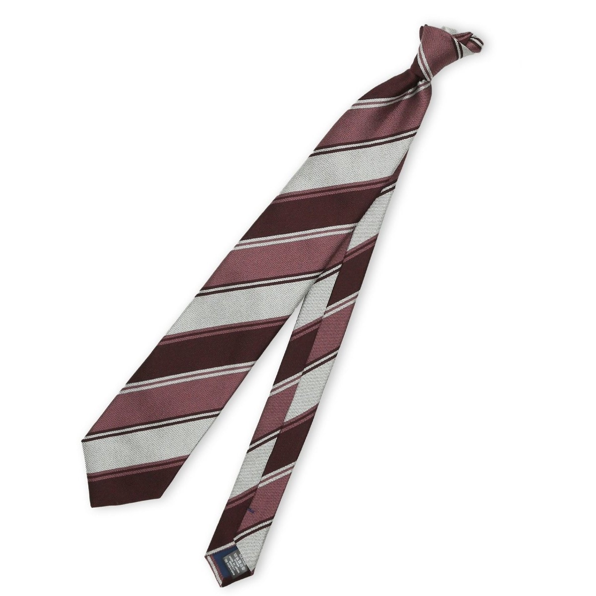 大きいサイズ】ファットゥーラ シルク混イタリア生地 ネクタイ 8.5cm幅