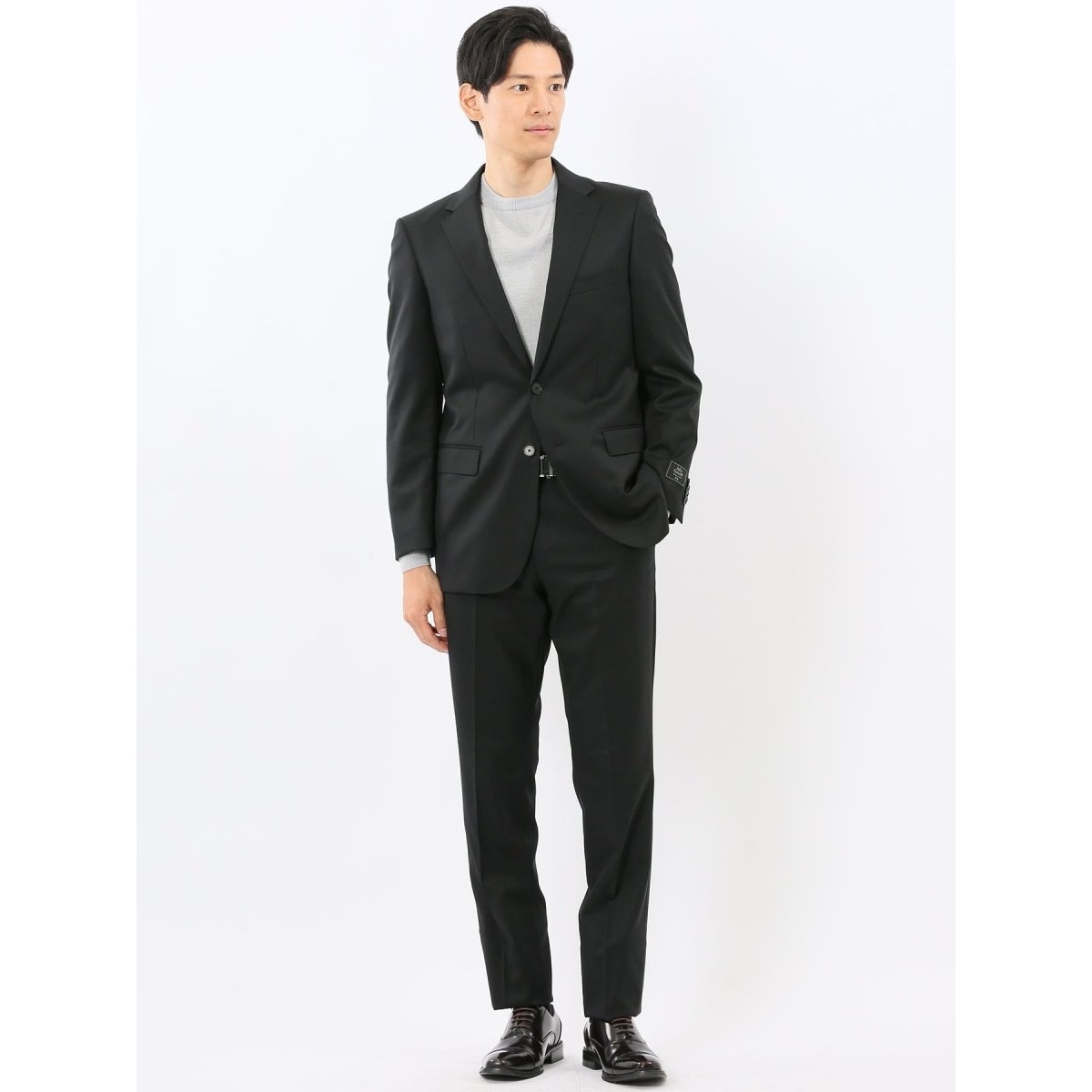 リチウムオム　3ピース　セットアップ　スーツ スーツスタイルMARUTOMI セットアップ 裾上げ済 メンズ 3ピース スーツ