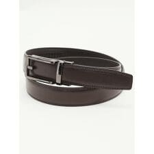 【アジャストフリー 表牛革】タカキュー スムースベルト