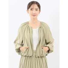 タカキュー(TAKA-Q)の【表地ストレッチ 保湿 UV】シャルリッシュ  ZIPブルゾン(セットアップ可能)