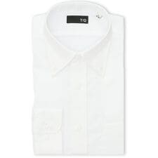 タカキュー(TAKA-Q)の【綿混 ノンアイロン】タカキュー ボタンダウン ビジネスドレス長袖シャツ