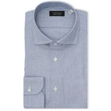 【綿100％ フランネル】スーティスト ワイドカラー ビジネスドレス長袖シャツ