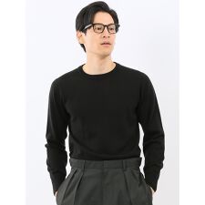 【ウォッシャブル ウール100％】スーティスト クルーネック ニットセーター