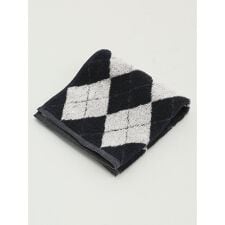 【今治 綿100%】タカキュー タオルハンカチ アーガイル