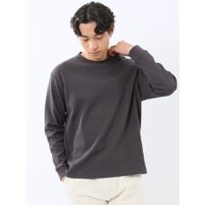 【ロンT インナー】タカキュー ウェーブジャガード クルーネック長袖Tシャツ