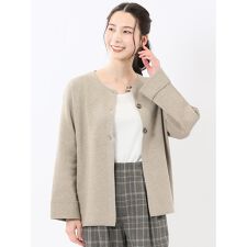 【ストレッチ ハンドウォッシャブル】タカキュー ミラノ クルーニットカーディガン