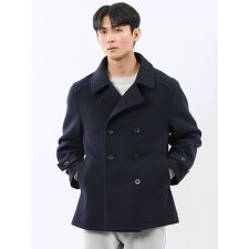 【ストレッチ メルトン】タカキュー ピーコート