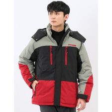 【ファーストダウン 撥水 フード脱着 】FIRSTDOWN USA 切替ダウン