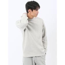 【ウォッシャブル ストレッチ】タカキュー 鹿の子 モックネックニット