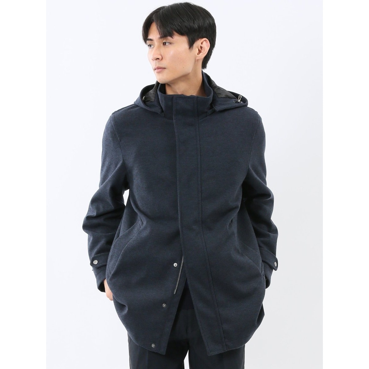 SHIPS: スーパー160'S メリノウール メルトン ダブル ピーコート 22FW