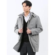 【防風 フード脱着 ライナーベスト付き】タカキュー 3WAYコート