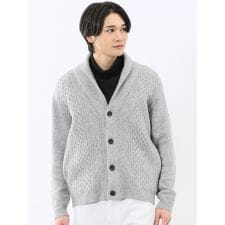 【ストレッチ ハンドウォッシャブル】タカキュー ショール ニットカーディガン