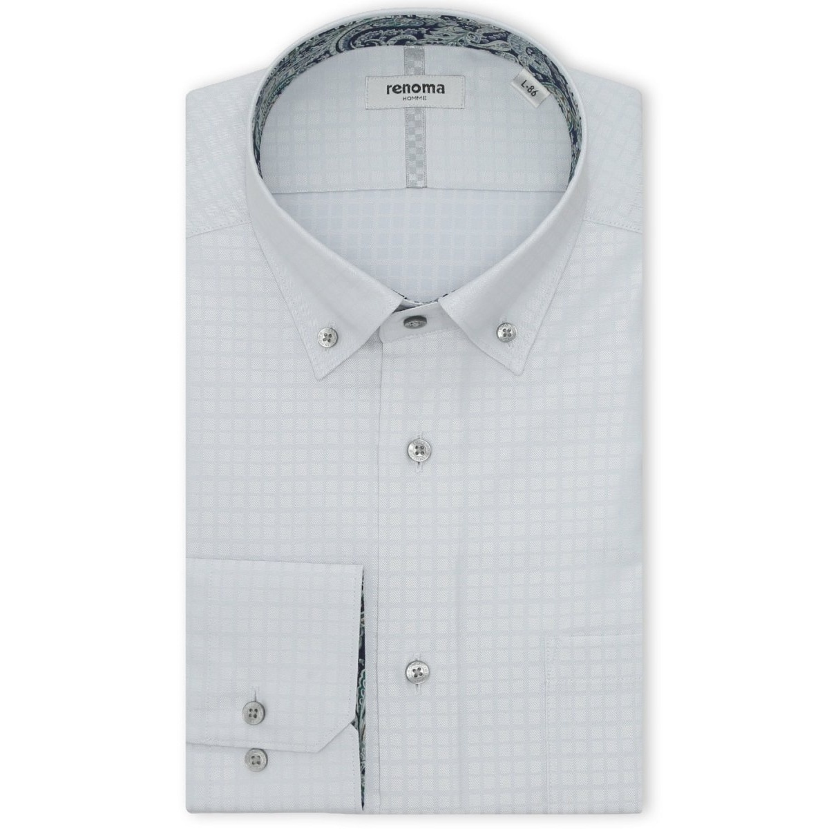 モード イージーアイロン】レノマオム スナップダウン ビジネスドレス