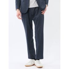 【ストレッチ 手洗い可能】タカキュー ポンチ ノータックスラックス 紺(セットアップ可能)