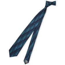 【モード ラインストーン付き】レノマオム シルク ナロータイ 7.0cm幅