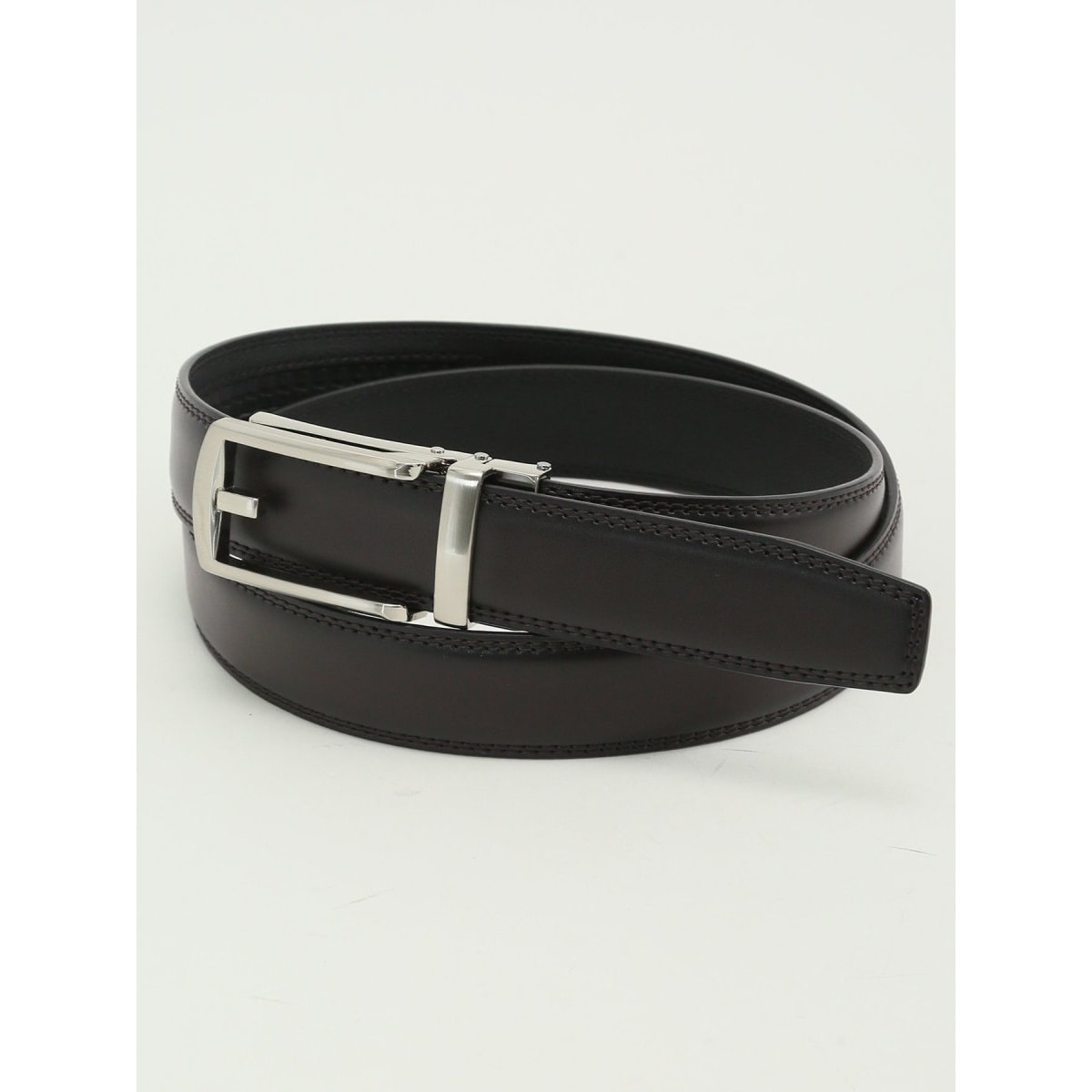 【アジャストフリー 表牛革】タカキュー スムースベルト