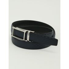 【アジャストフリー 表牛革】タカキュー 市松型押しベルト