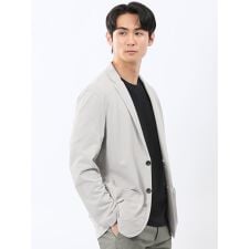 【ストレッチ ウォッシャブル】タカキュー カットジャガード 2ボタン ジャケット