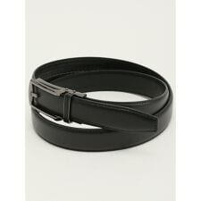 【アジャストフリー 表牛革】タカキュー シボ 型押し ビジネス ベルト