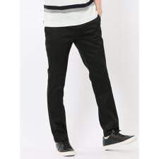 【ストレッチ ウォッシャブル】タカキュー 綿混 サテン トラウザー パンツ