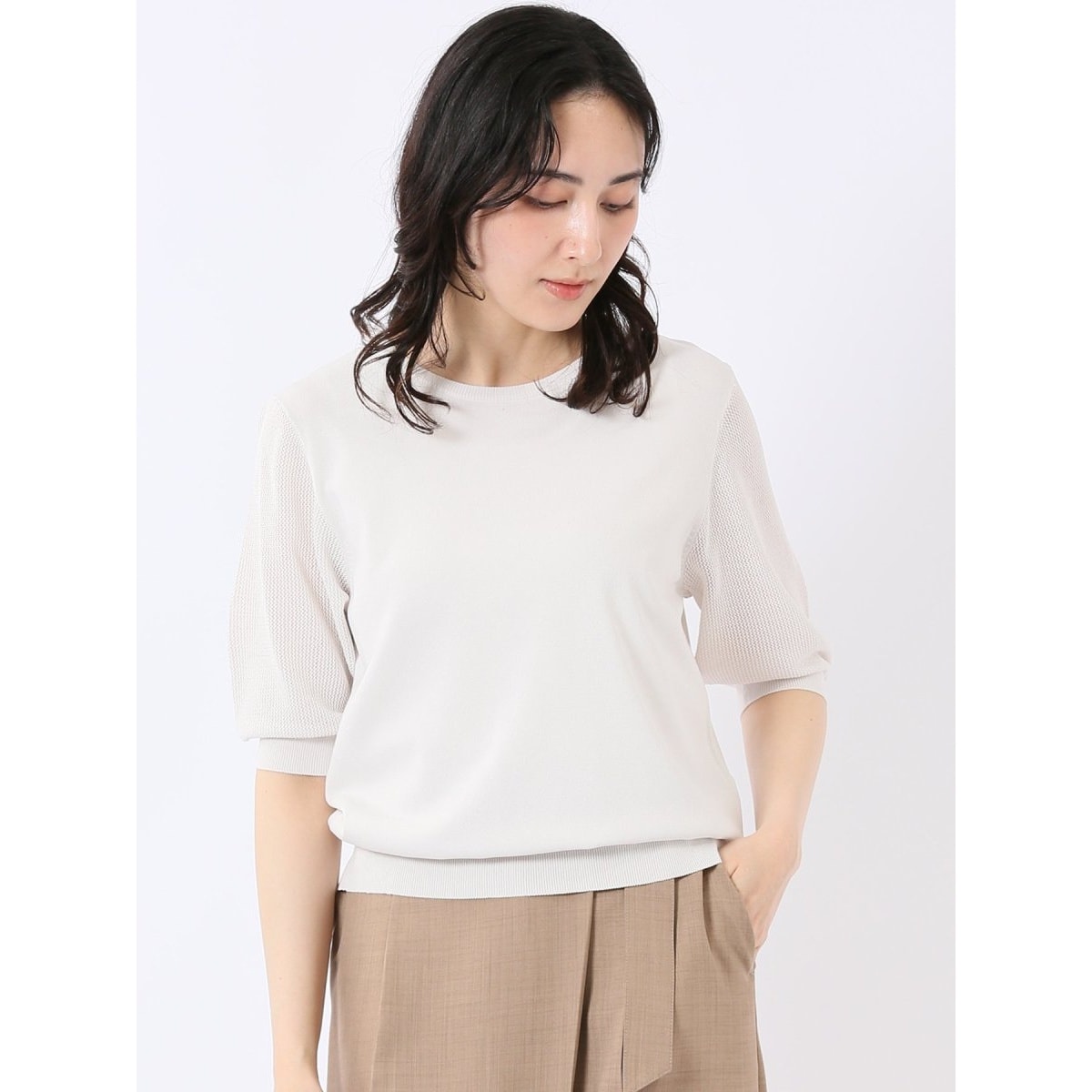 今期 メッシュ切替トップス♡ tシャツ メッシュ切り替えトップス レディース : ZOZOTOWN Yahoo!店