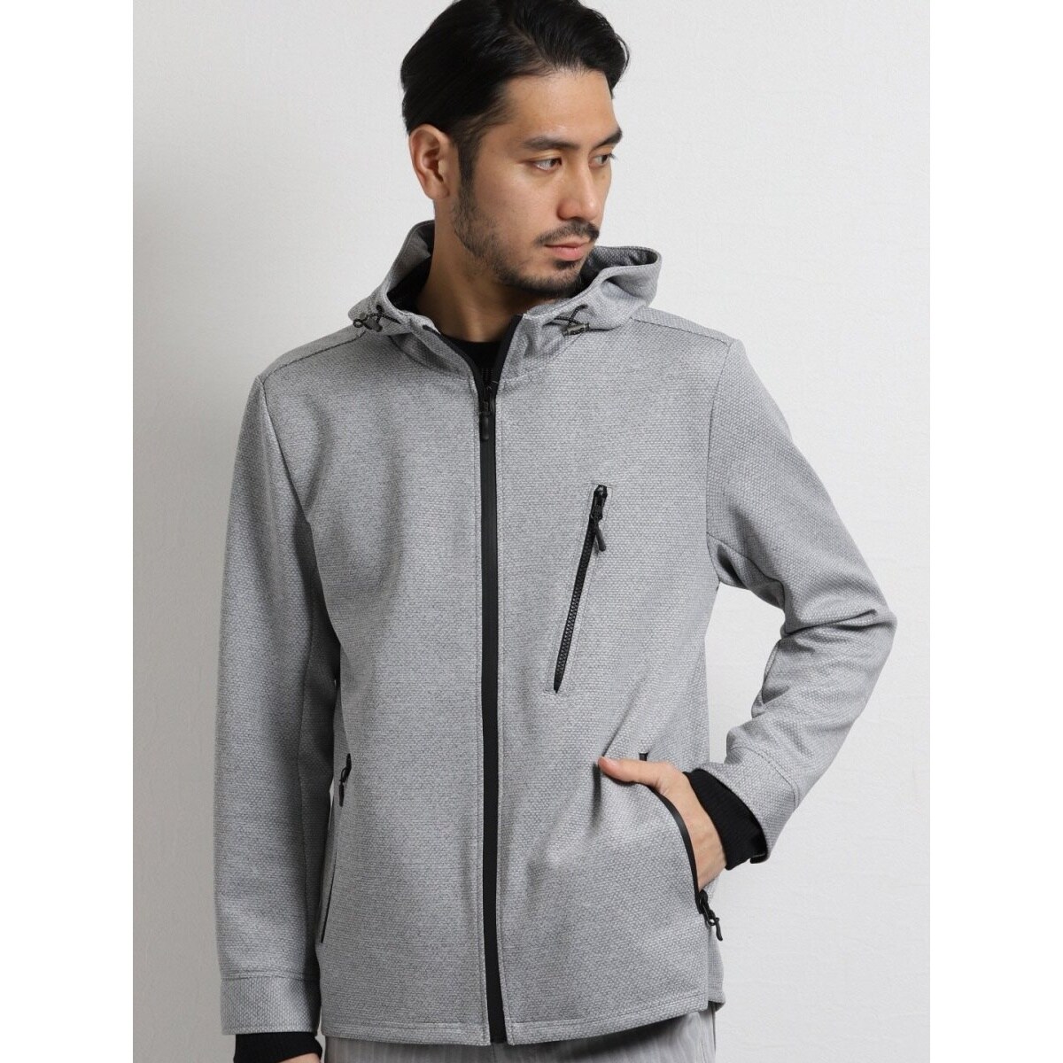 ストレッチダンボールニット マウンテンパーカー | タカキュー(TAKA-Q