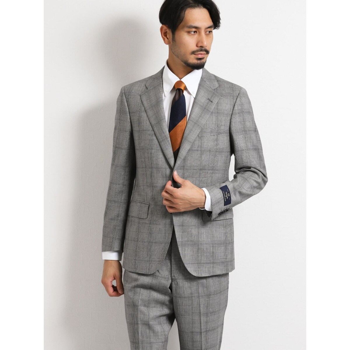 THE SUIT COMPANYセットアップスーツmarzottoグレンチェック スーツ