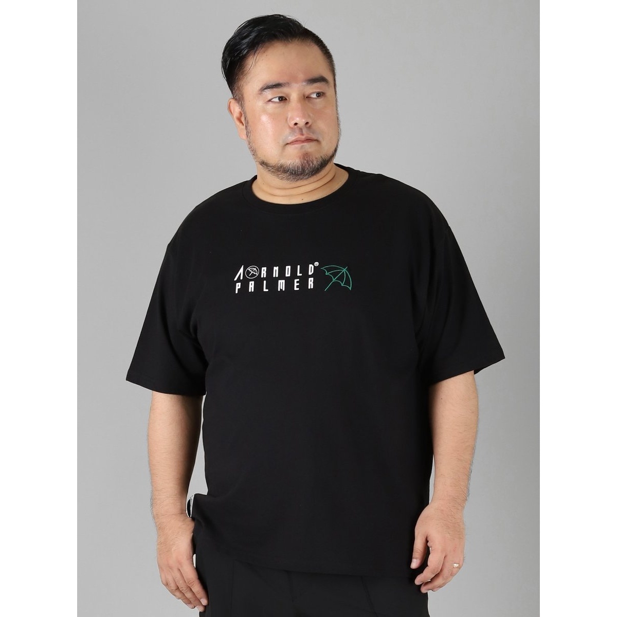 大きいサイズ】アーノルドパーマー 胸ロゴ クルーネック半袖Ｔシャツ