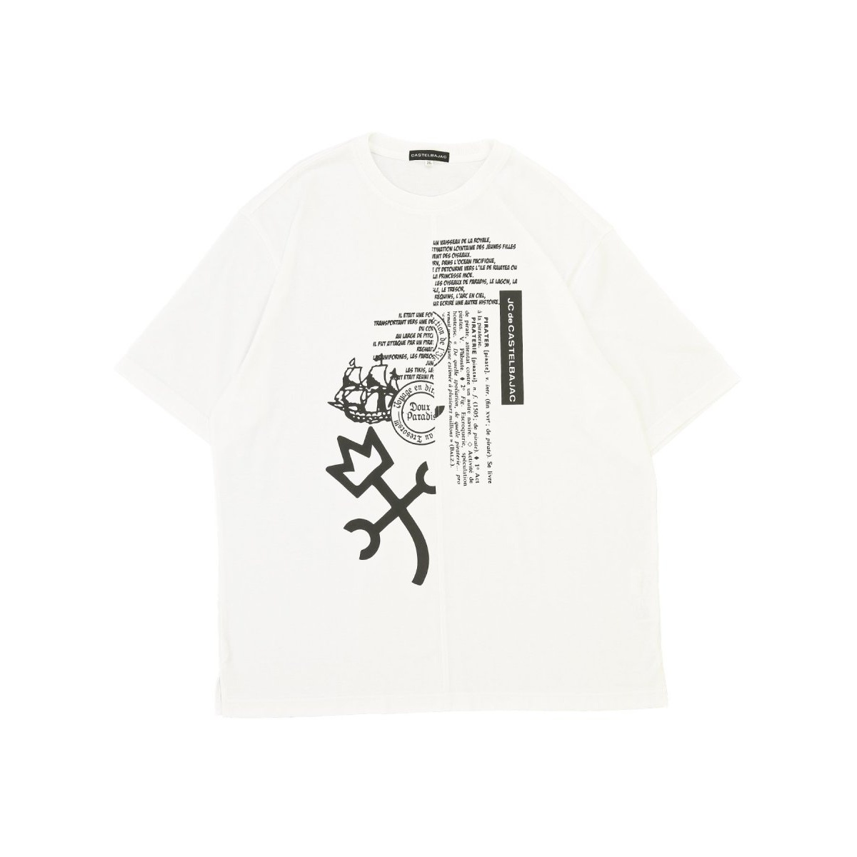 カステルバジャック Tシャツ ブラック LLサイズ - ウエア(男性用)