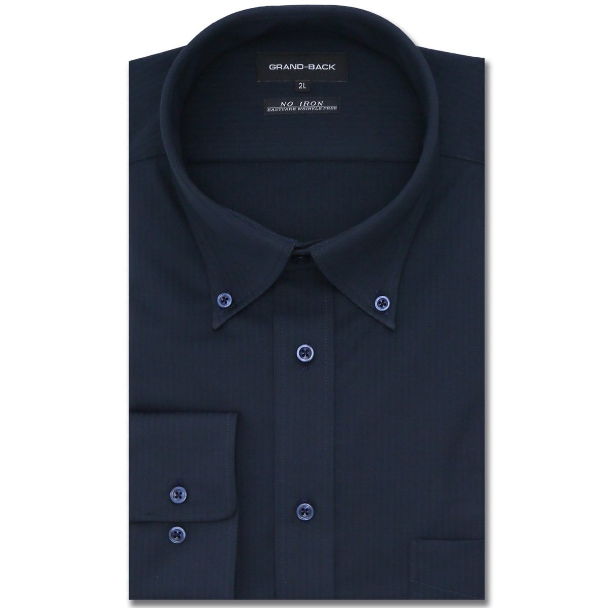 大きいサイズ 綿100％ 日本製】ファットゥーラ ボタンダウン ビジネス