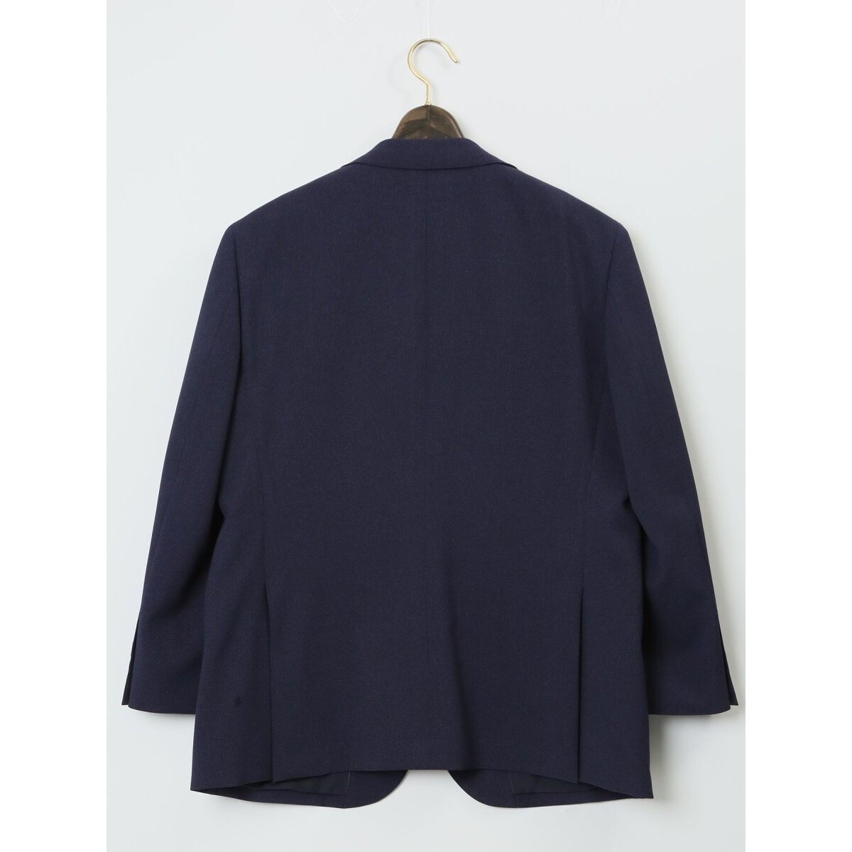 グランバック（GRAND−BACK）/【大きいサイズ ストレッチ】グランバック 2ボタン2ピース ビジネスセットアップスーツ チェック紺 大きいサイズ ストレッチ】グランバック 2ボタン2ピース ビジネス