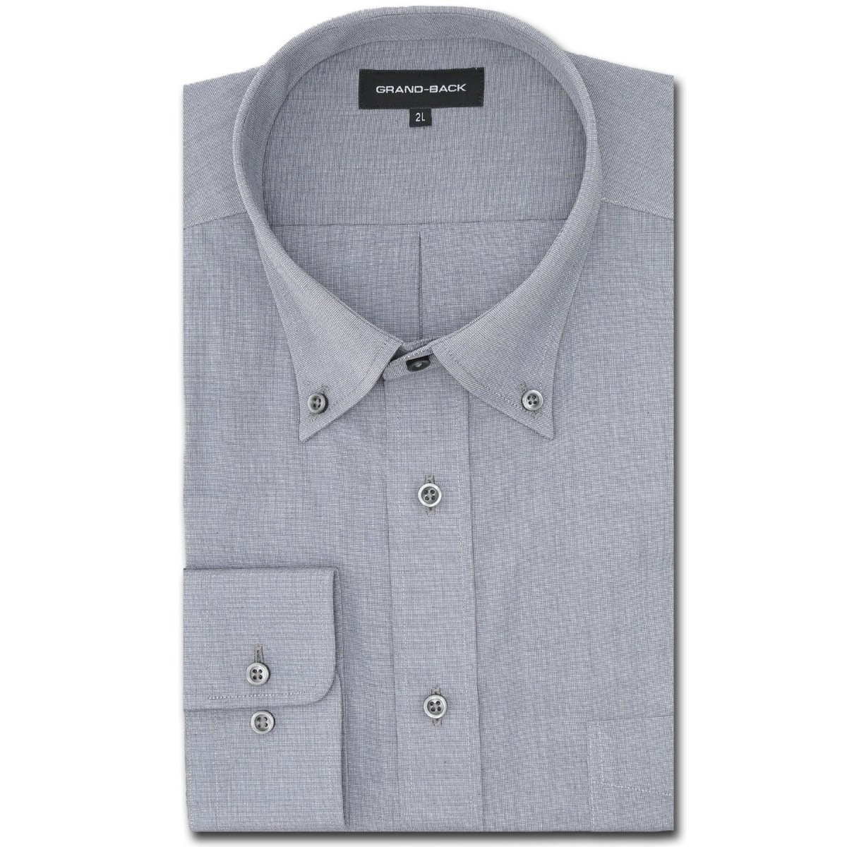 大きいサイズ 綿100％ 日本製】ファットゥーラ ボタンダウン ビジネス