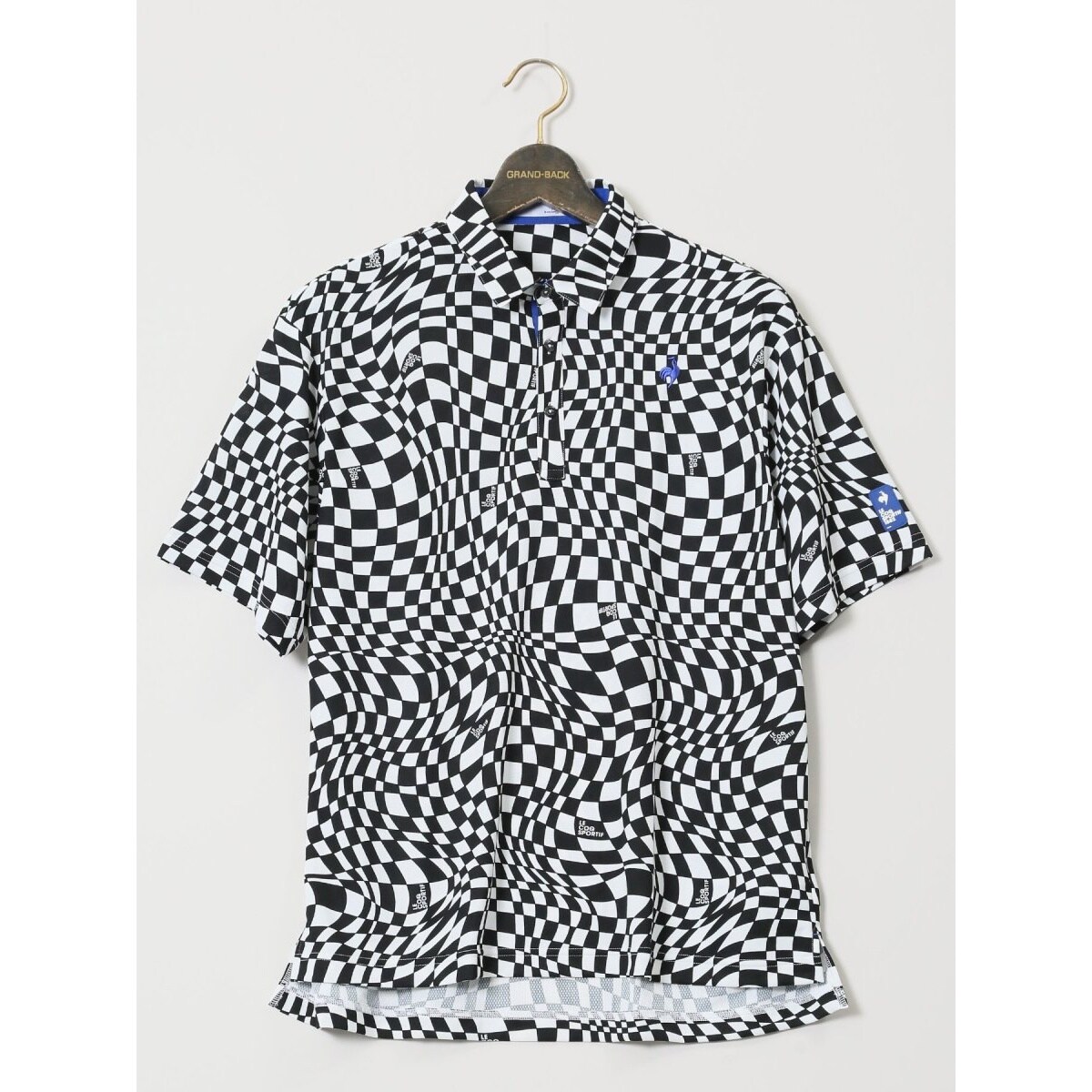 グランバック（GRAND−BACK）/【大きいサイズ 吸汗速乾 UV】ルコックスポルティフ ゴルフ ストレッチ VICHY 半袖ポロシャツ 大きいサイズ 吸汗速乾 UV】ルコックスポルティフ ゴルフ ストレッチ