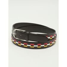 グランバック(GRAND-BACK)の【大きいサイズ】【牛革】キース スリーライン レザーベルト