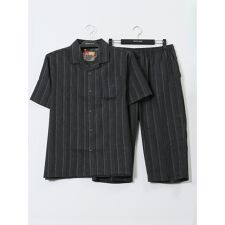 グランバック(GRAND-BACK)の【大きいサイズ】彩匠庵 しじら織り リラクシング上下セット