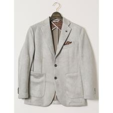 グランバック(GRAND-BACK)の【大きいサイズ】ジーステージ ストレッチ 起毛 2ボタンジャケット