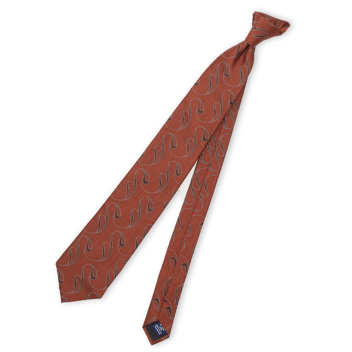 大きいサイズ】ファットゥーラ シルクイタリア生地 ネクタイ 8.5cm幅