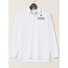 グランバック(GRAND-BACK)の【大きいサイズ】ルコックスポルティフ ゴルフ トライアングルジャガード 長袖ポロシャツ
