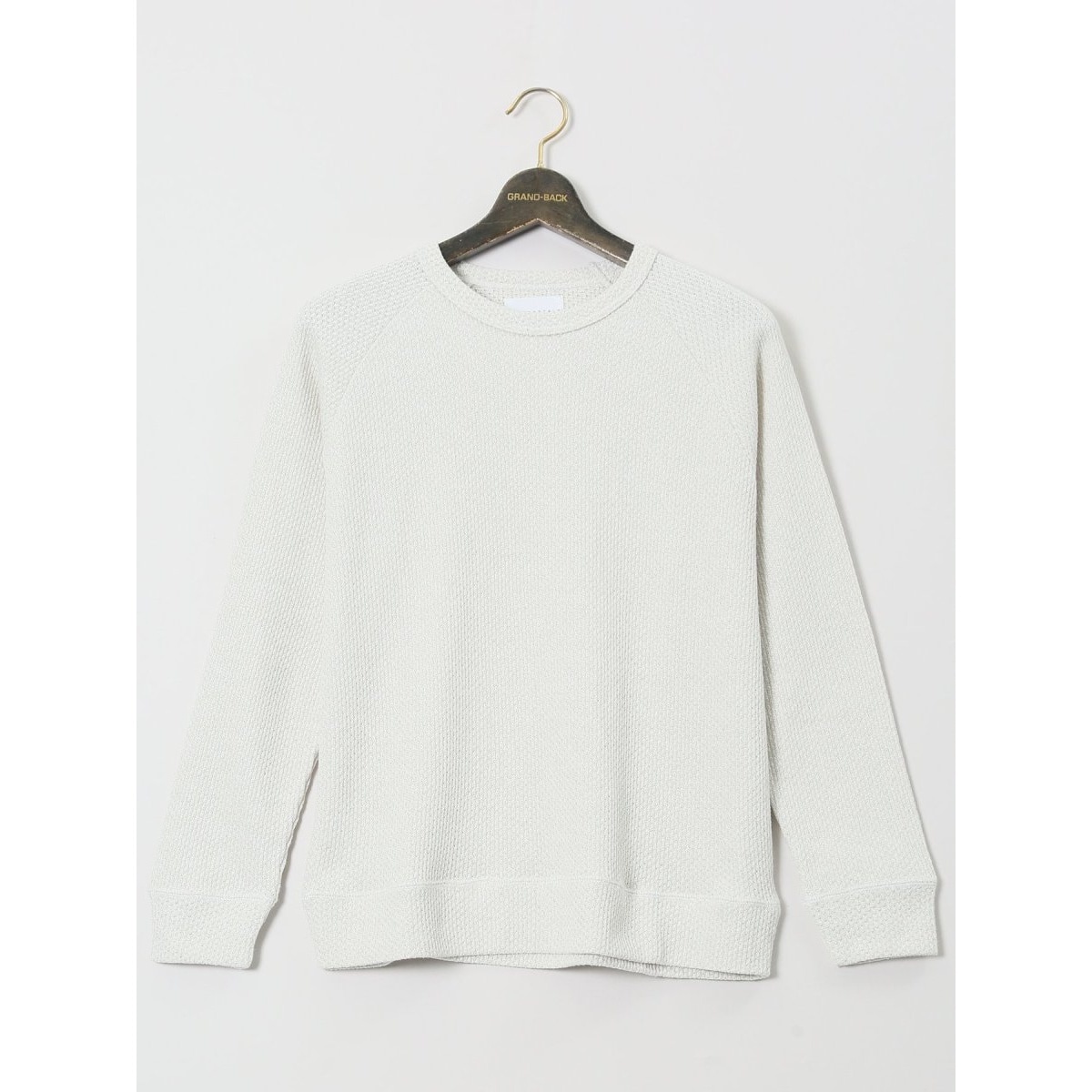 グランバック（GRAND−BACK）/【大きいサイズ】エアロポステール ローゲージ鹿の子 クルー長袖オーバー 大きいサイズ】エアロポステール ローゲージ鹿の子 クルー長袖オーバー