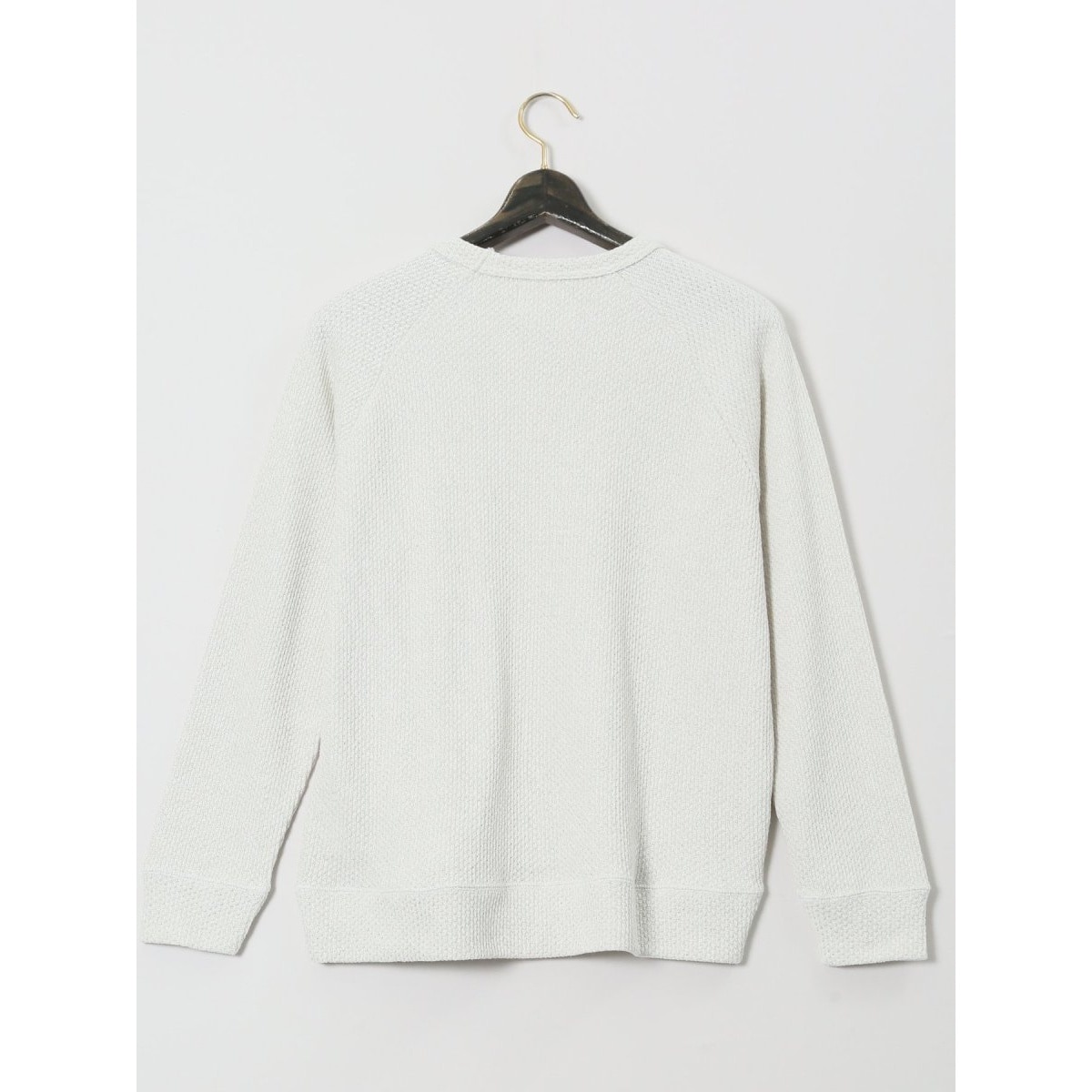 大きいサイズ】エアロポステール ローゲージ鹿の子 クルー長袖オーバー