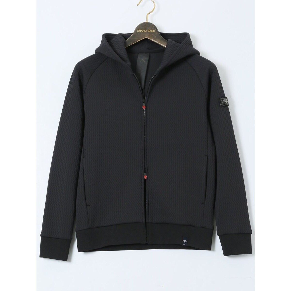 グランバック（GRAND−BACK）/【大きいサイズ】ジーステージ キルティング風 フルジップパーカー(セットアップ可能) 大きいサイズ】ジーステージ キルティング風 フルジップパーカー